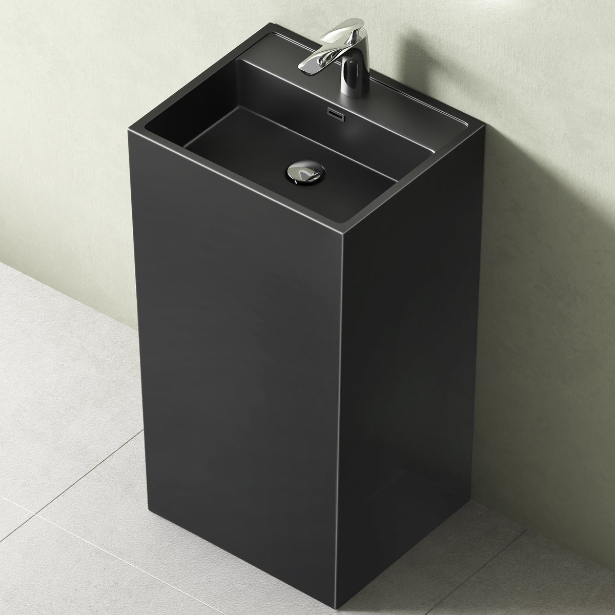 Lavabo sur pied Glasvilla Design Col34 en fonte minérale