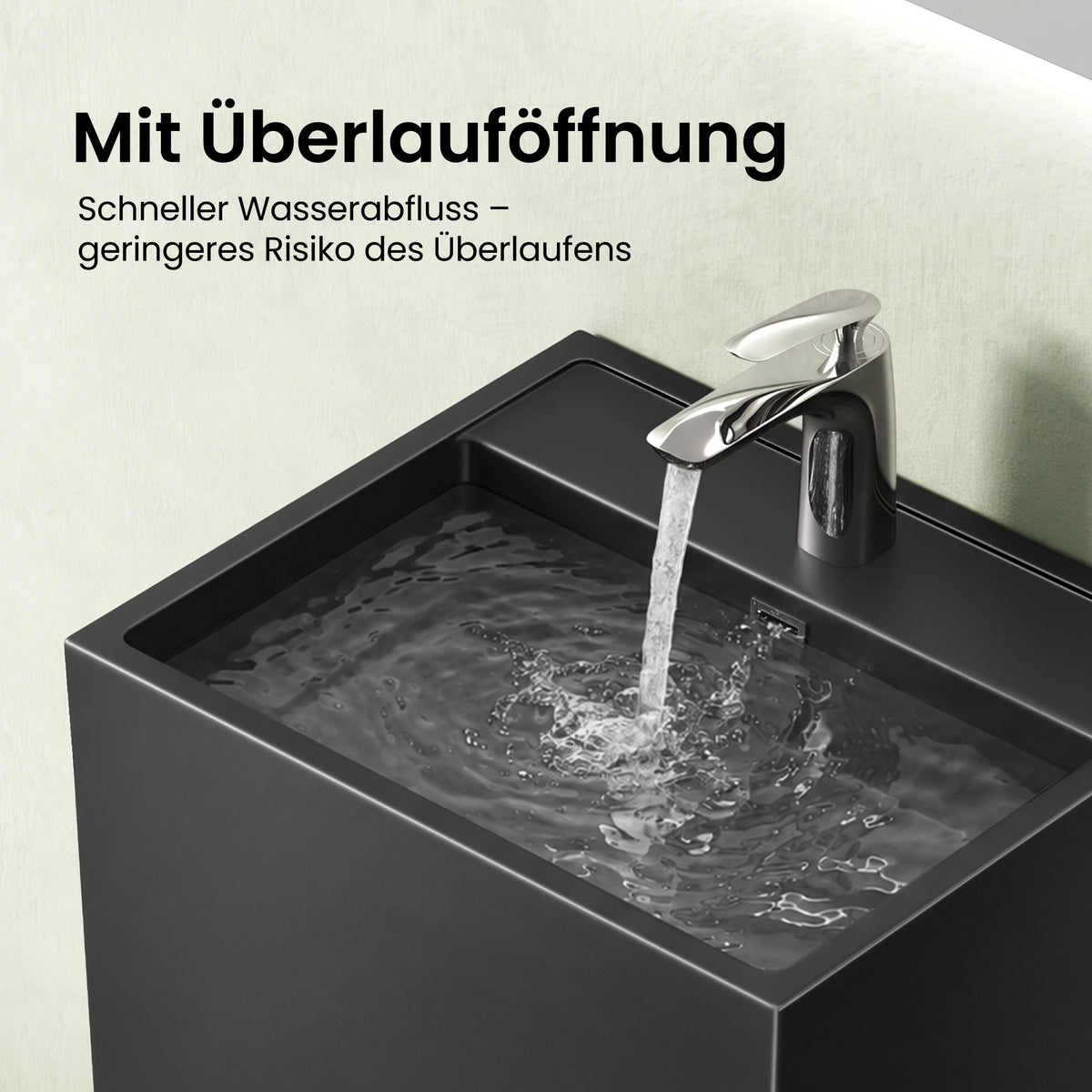 Lavabo sur pied Glasvilla Design Col34 en fonte minérale