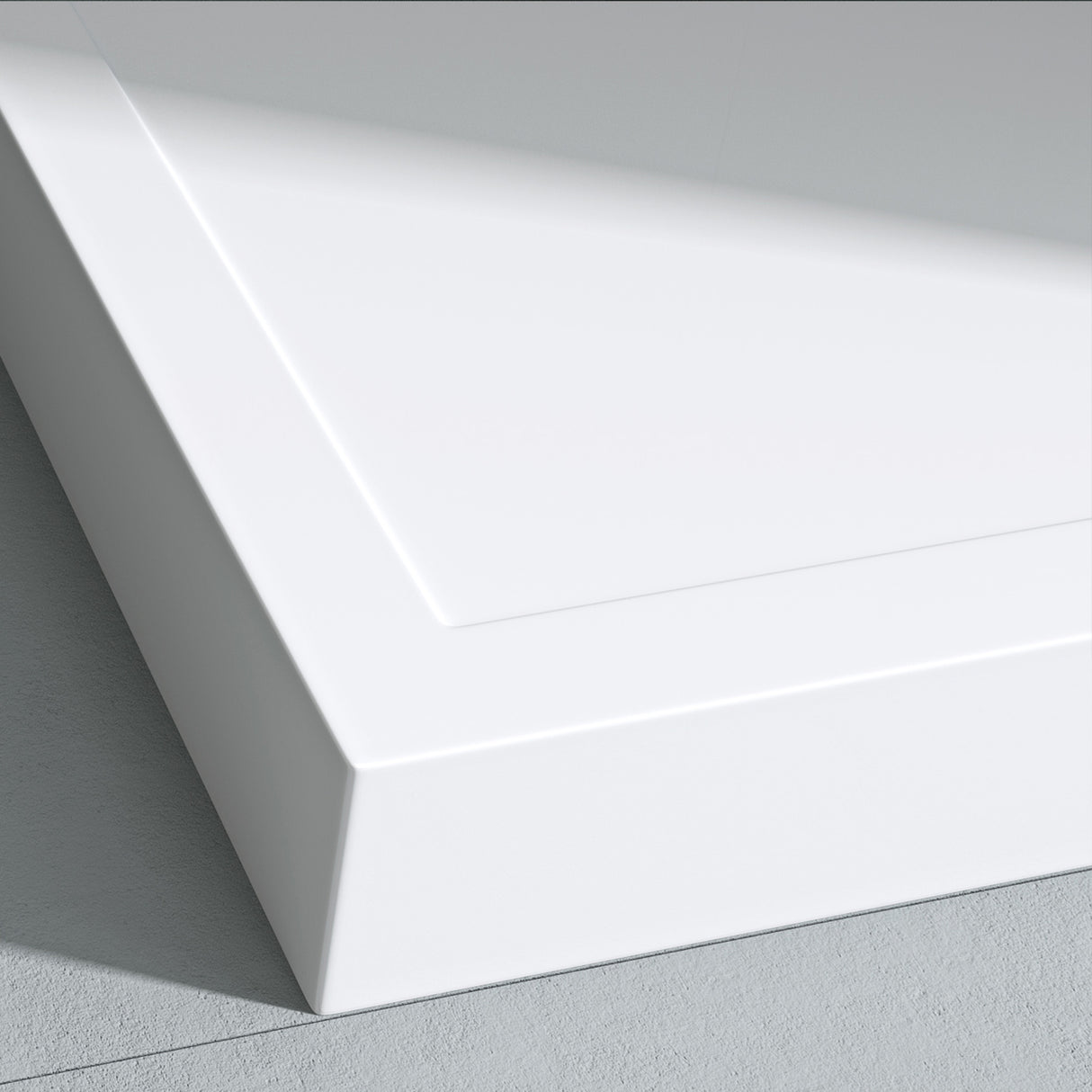 glasvilla Duschwanne Duschtasse aus hochwertigem Acryl Quadratisch Faro1H