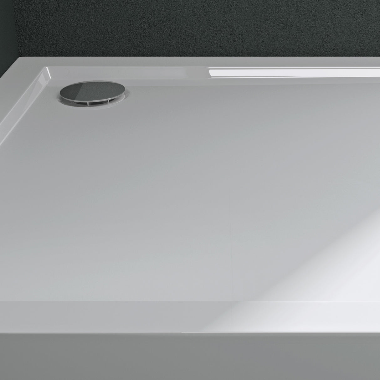 glasvilla Duschwanne Duschtasse aus hochwertigem Acryl Quadratisch Faro1H