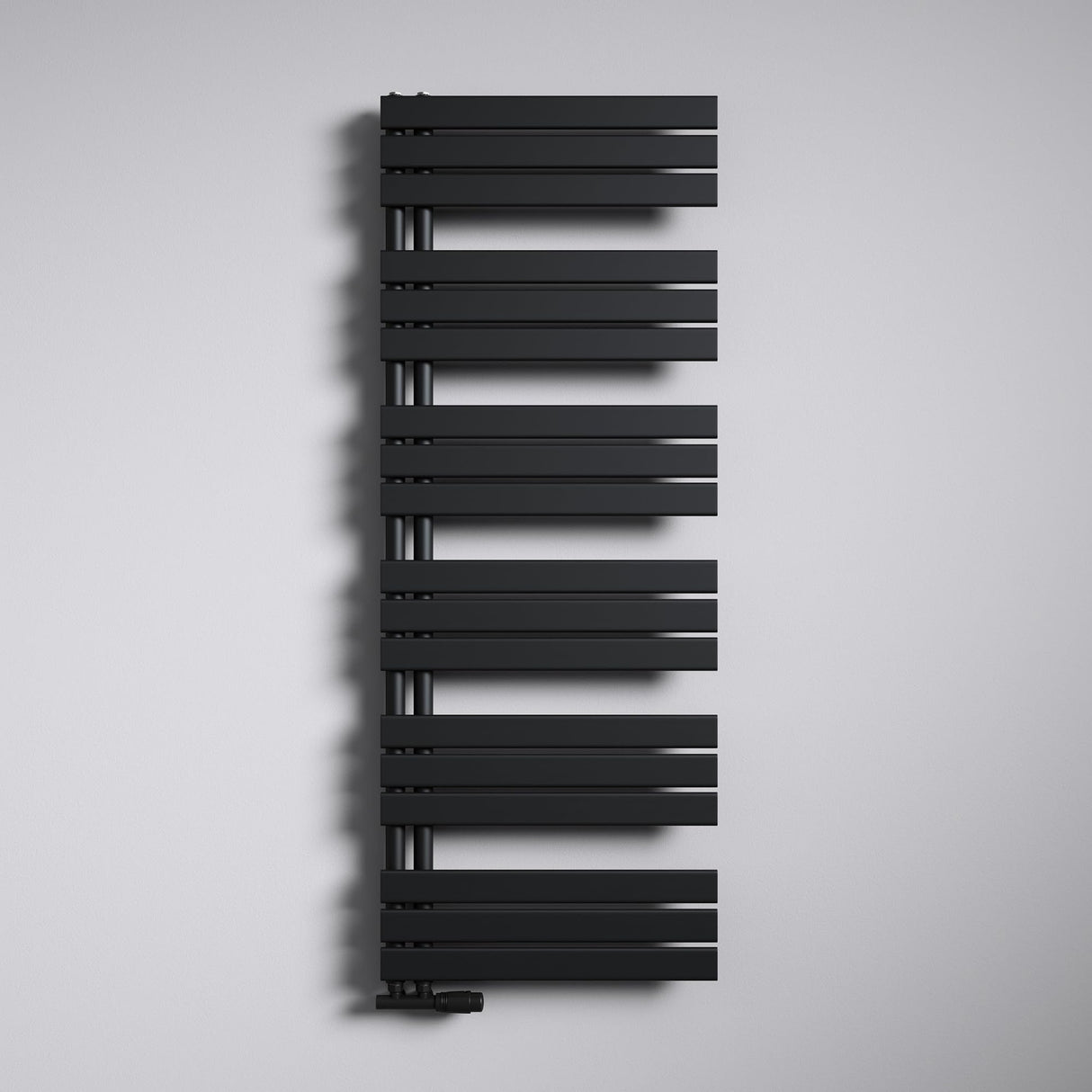 glasvilla Badheizkörper Badheizung Handtuchheizkörper Flach Seitenanschluss Handtuchhalter Handtuchwärmer FN