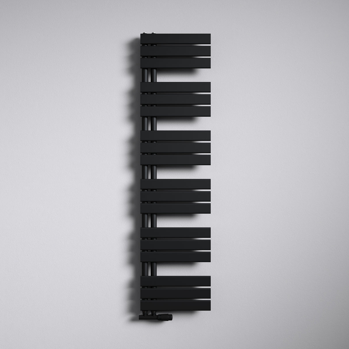 glasvilla Badheizkörper Badheizung Handtuchheizkörper Flach Seitenanschluss Handtuchhalter Handtuchwärmer FN