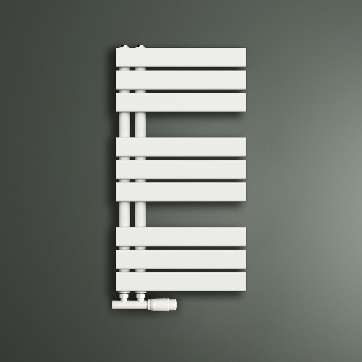 glasvilla Badheizkörper Badheizung Handtuchheizkörper Flach Seitenanschluss Handtuchhalter Handtuchwärmer FN