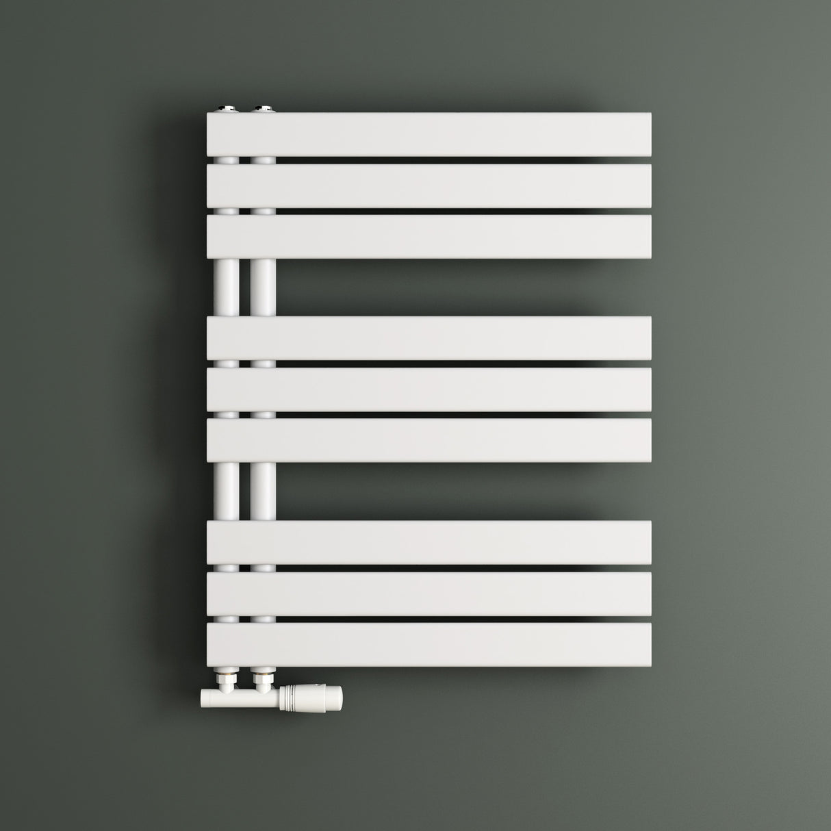 glasvilla Badheizkörper Badheizung Handtuchheizkörper Flach Seitenanschluss Handtuchhalter Handtuchwärmer FN