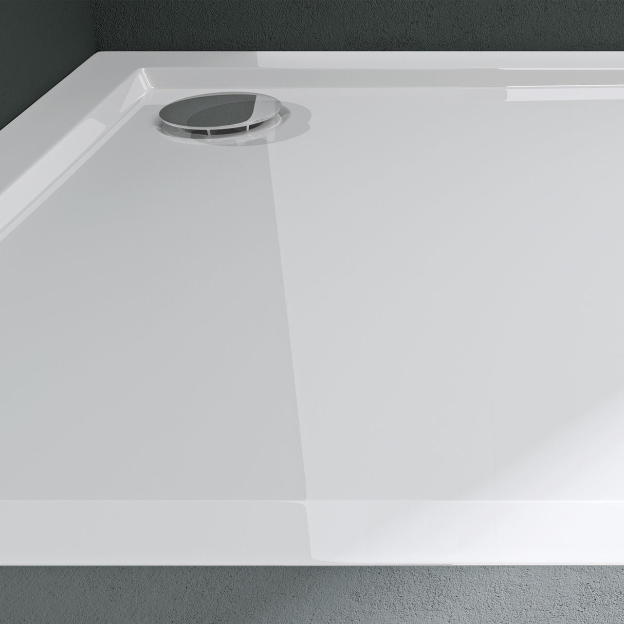 glasvilla Duschwanne Duschtasse aus hochwertigem Acryl Quadratisch Faro