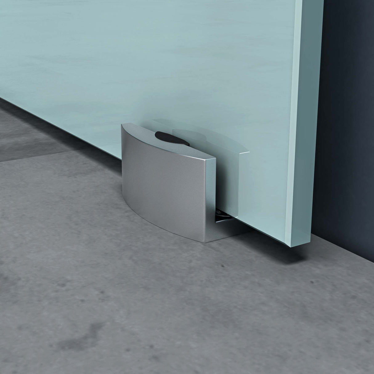 glasvilla Glasschiebetür komplettset Amalfi H: 2050mm, Griffart: Stangengriff, inkl. Softclose-Automatik, 8mm ESG-Sicherheitsglas