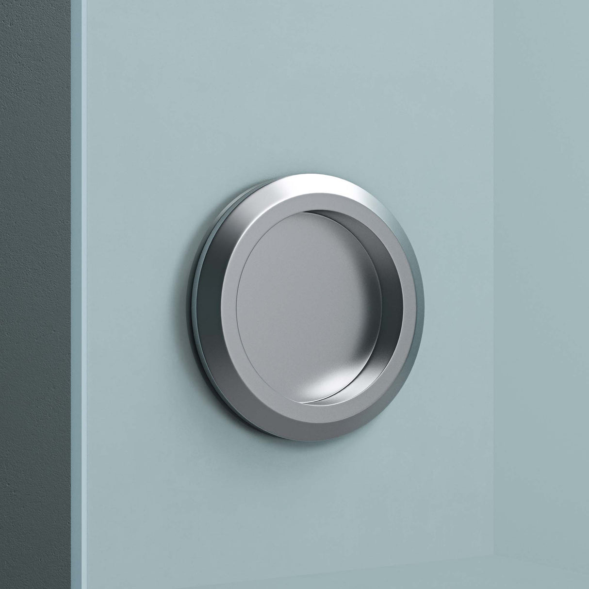 glasvilla Glasschiebetür komplettset Amalfi H: 2150mm, Griffart: Muschelgriff, inkl. Softclose-Automatik, 8mm ESG-Sicherheitsglas