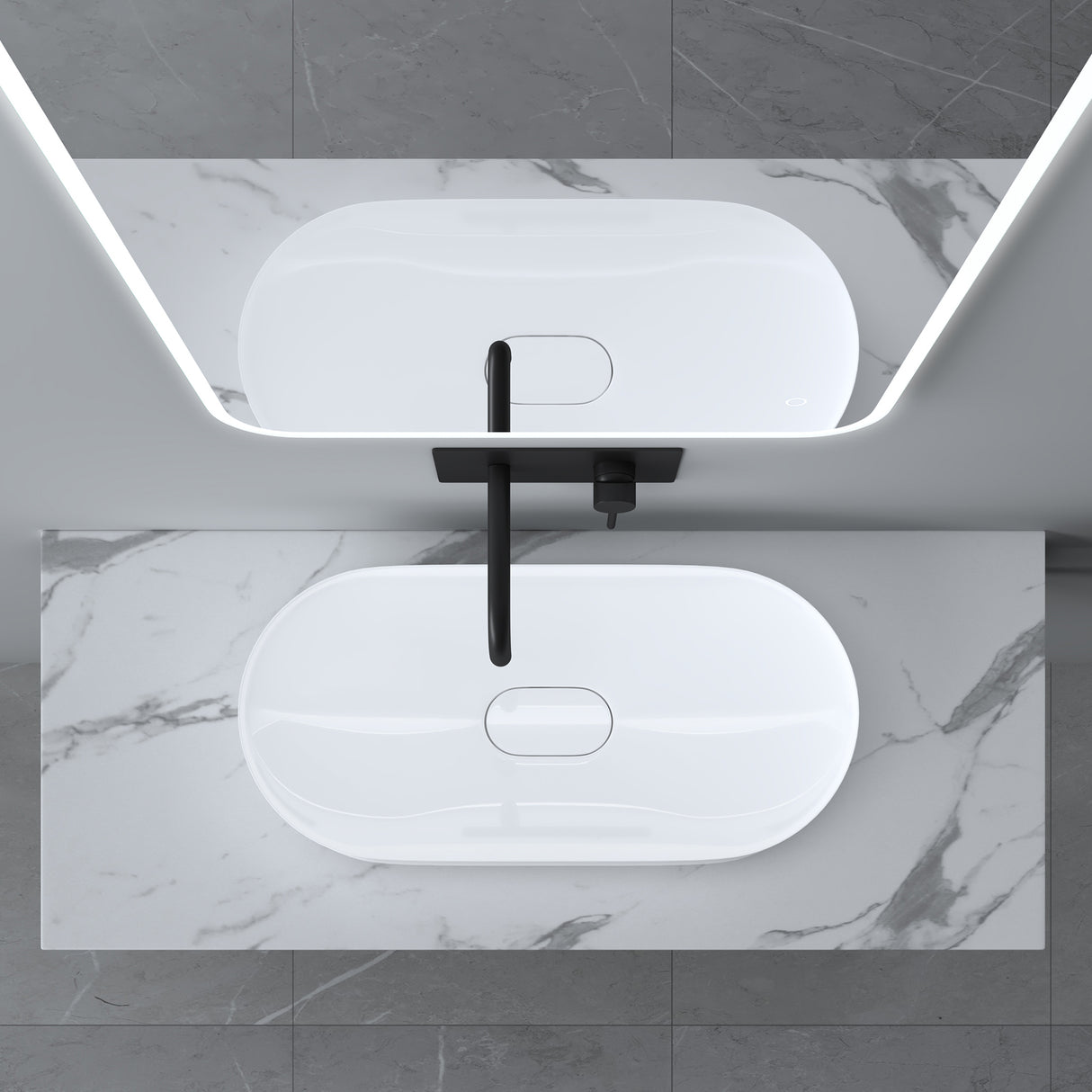 glasvilla Waschbeckenauflage inkl. 2x Edelstahlkonsolenträger Waschtischhalter Waschtischplatte HolzplattePlatte