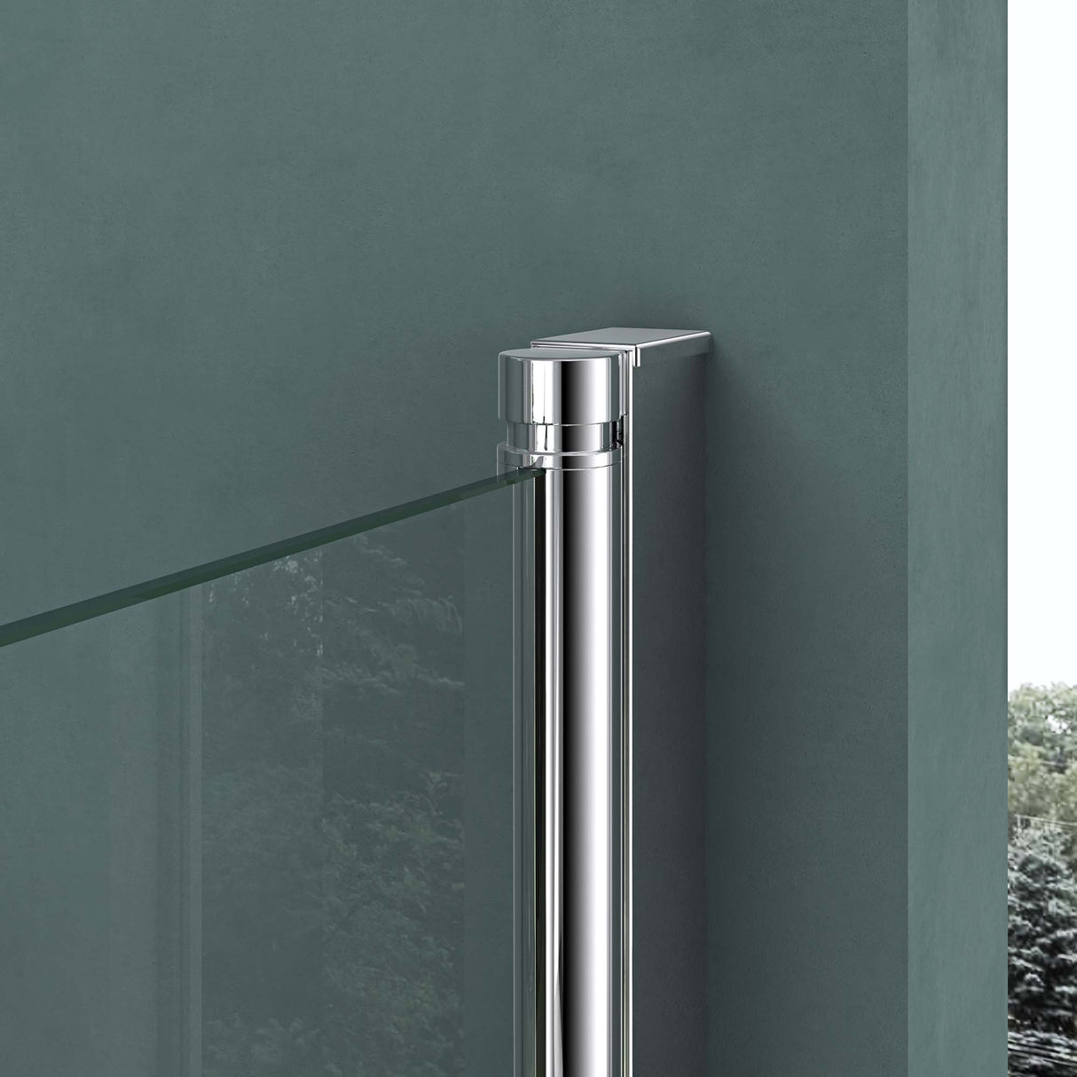 glasvilla Duschkabine Eckeinstieg Hebe-Senk Mechanismus Duschabtrennung ESG-Sicherheitsglas Lotus-Effekt Faltbar Ravenna24