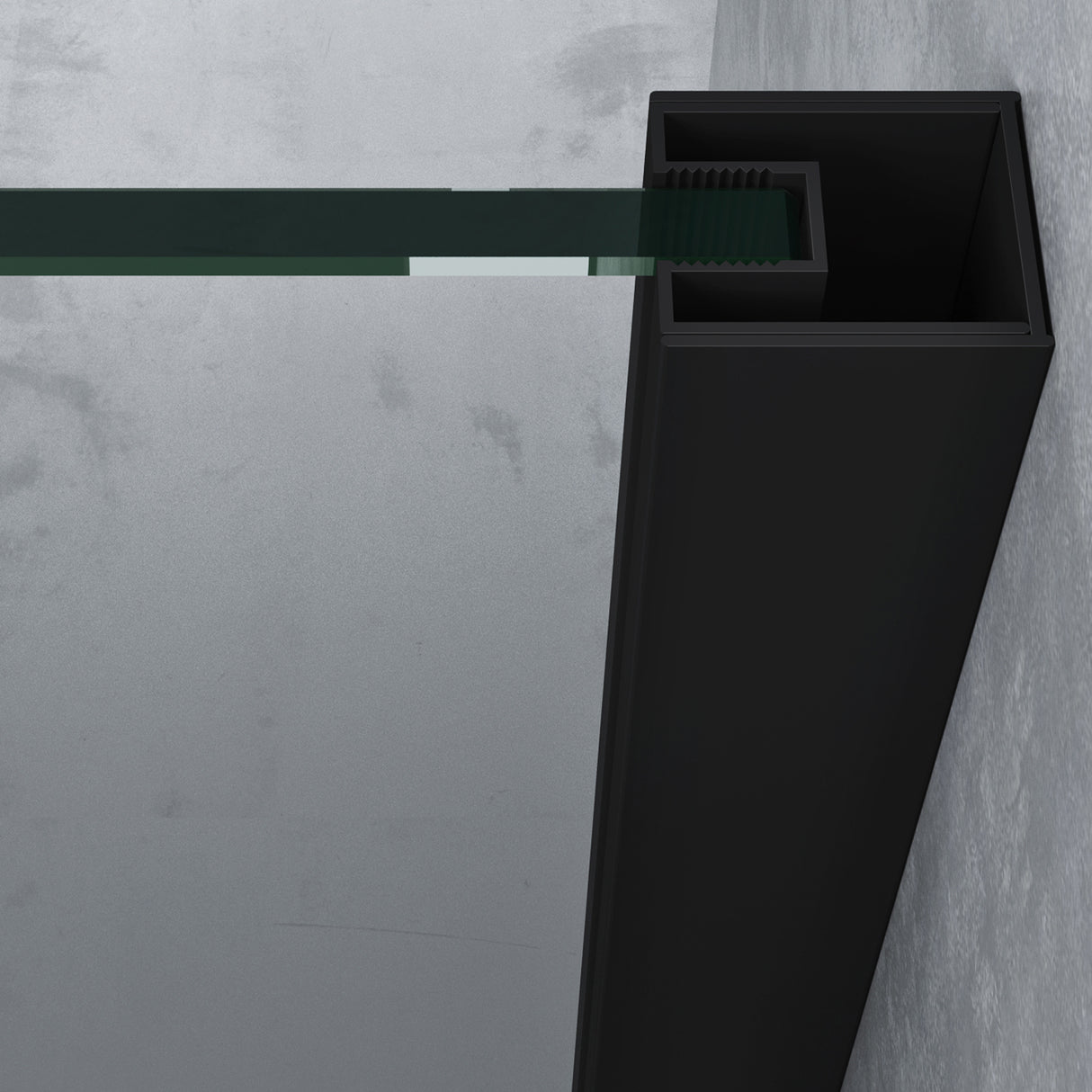 glasvilla Duschabtrennung Viertelkreis mit 2 Drehtüren Dusche ESG-Sicherheitsglas Nano-Beschichtung Ravenna52K Schwarz