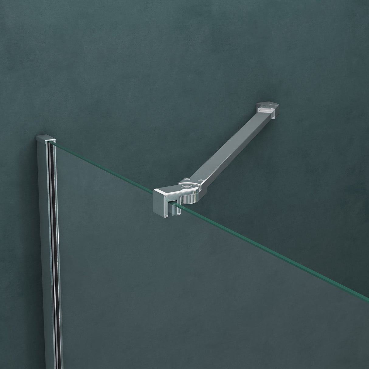 glasvilla Duschkabine Falttür 180° Klappbar & Faltbar Mit Hebe- und Senkmechaniamus Lotus-Effekt NANO Eckeinstieg R27