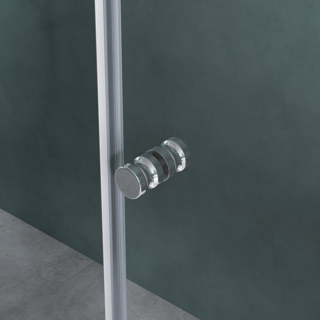 glasvilla Duschkabine Falttür 180° Klappbar & Faltbar Mit Hebe- und Senkmechaniamus Lotus-Effekt NANO Eckeinstieg R27