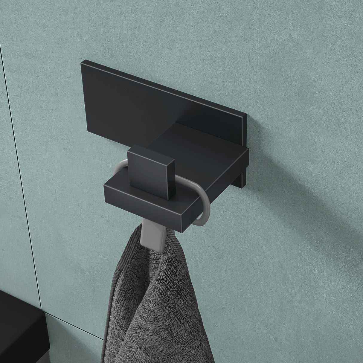 glasvilla Kleiderhaken Wandgarderobe Wandhaken aus Edelstahl Garderobenleiste Garderobenhaken Stalo-06+Stalo-07