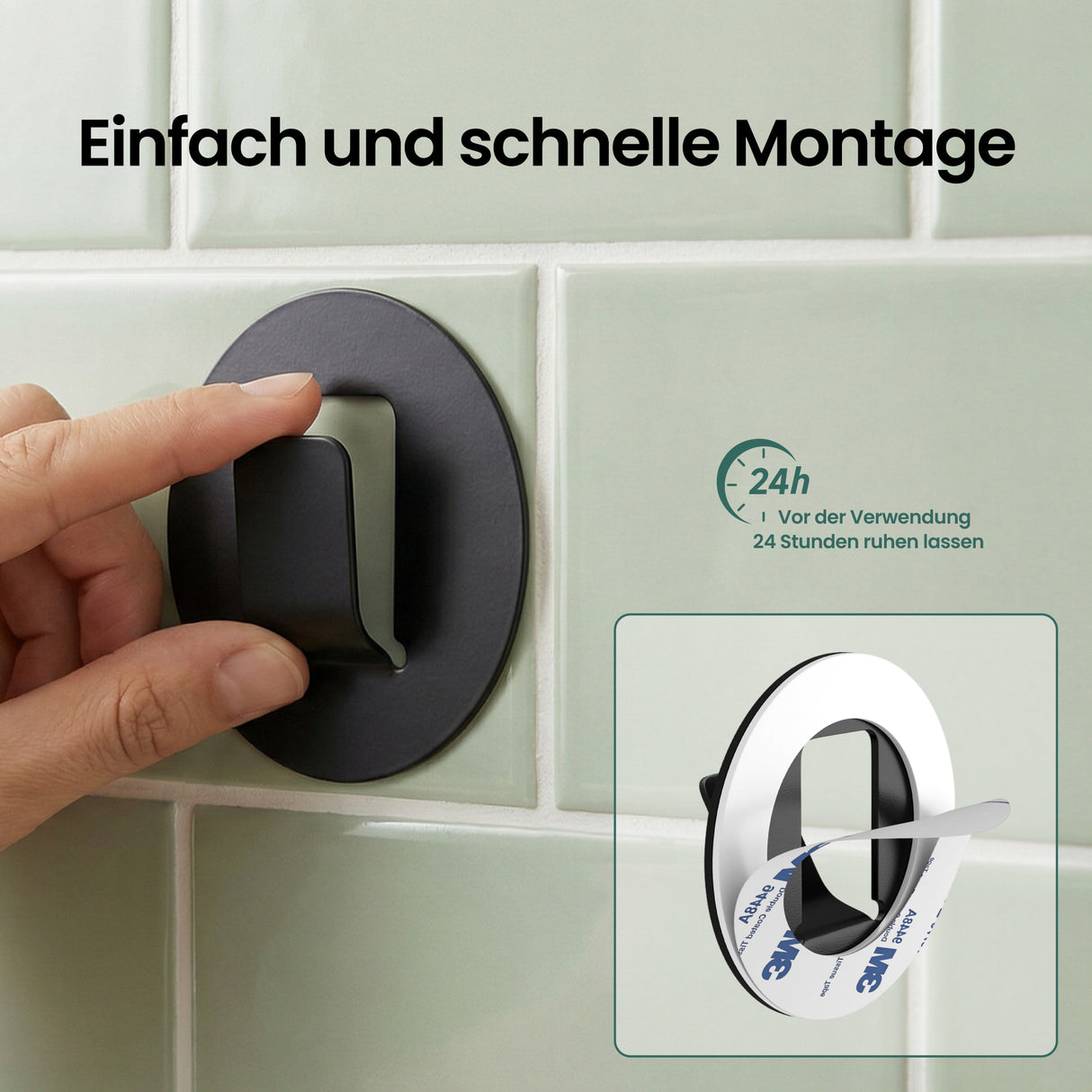 glasvilla Ganci da Parete in Lega di Alluminio, Attaccapanni da Muro 4pcs per Camera da Letto, Ingresso, Cucina, Stalo-16