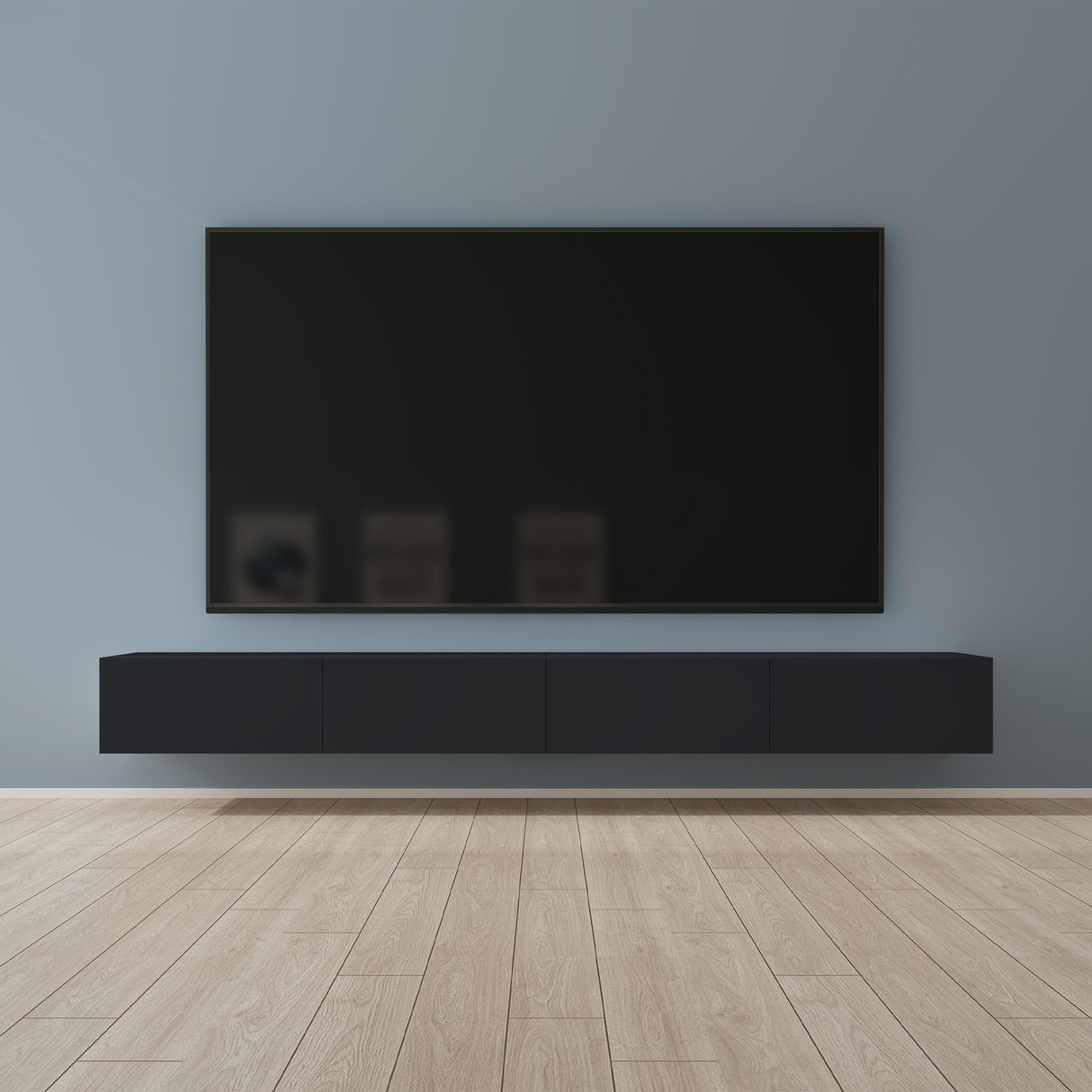 glasvilla Fernsehtisch Fernsehschrank TV Schrank Verdeckter Griff mit Soft-Close Lowboard Hängeschrank für Wohnzimmer Fernsehschrank02