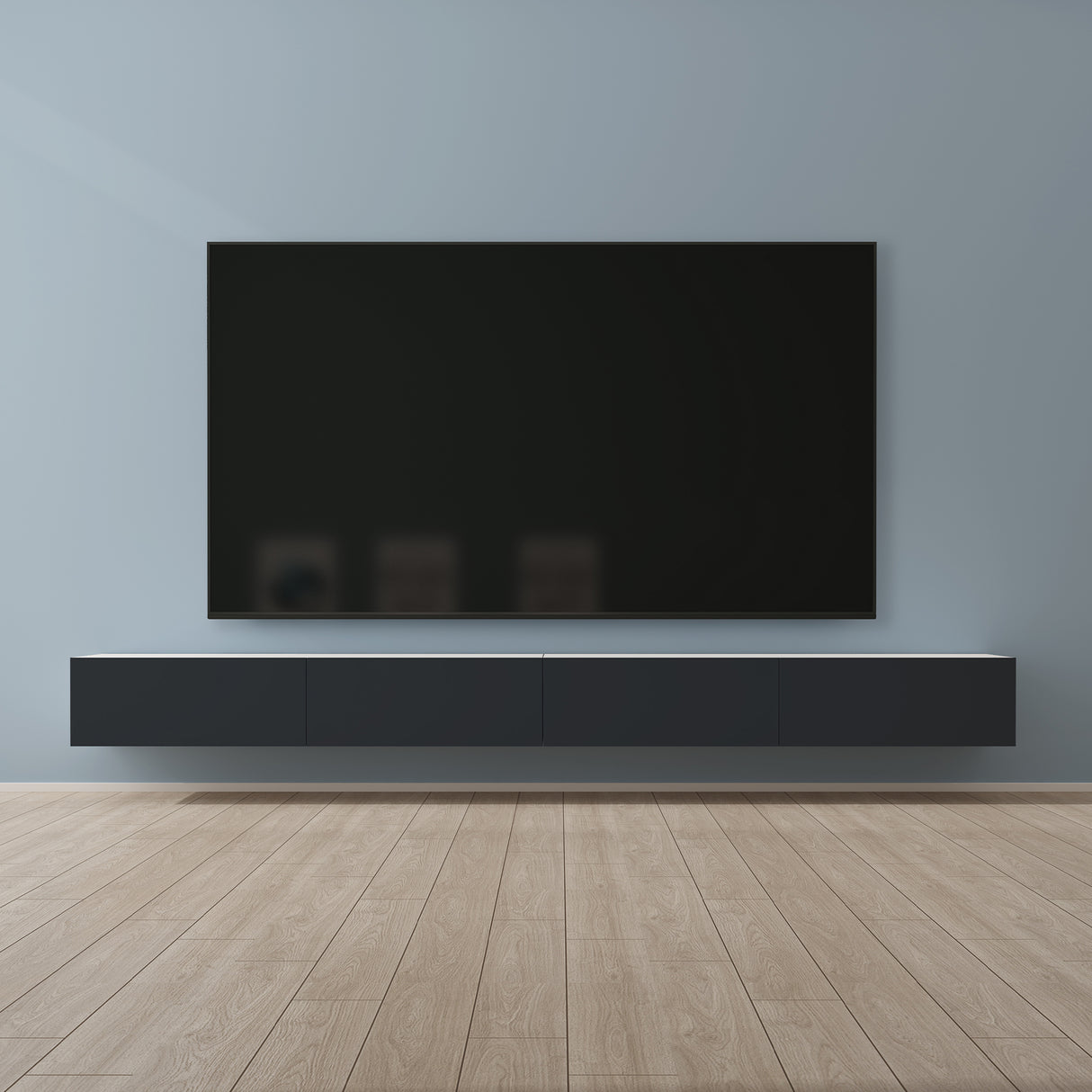 glasvilla Fernsehtisch Fernsehschrank TV Schrank Verdeckter Griff mit Soft-Close Lowboard Hängeschrank für Wohnzimmer Fernsehschrank02
