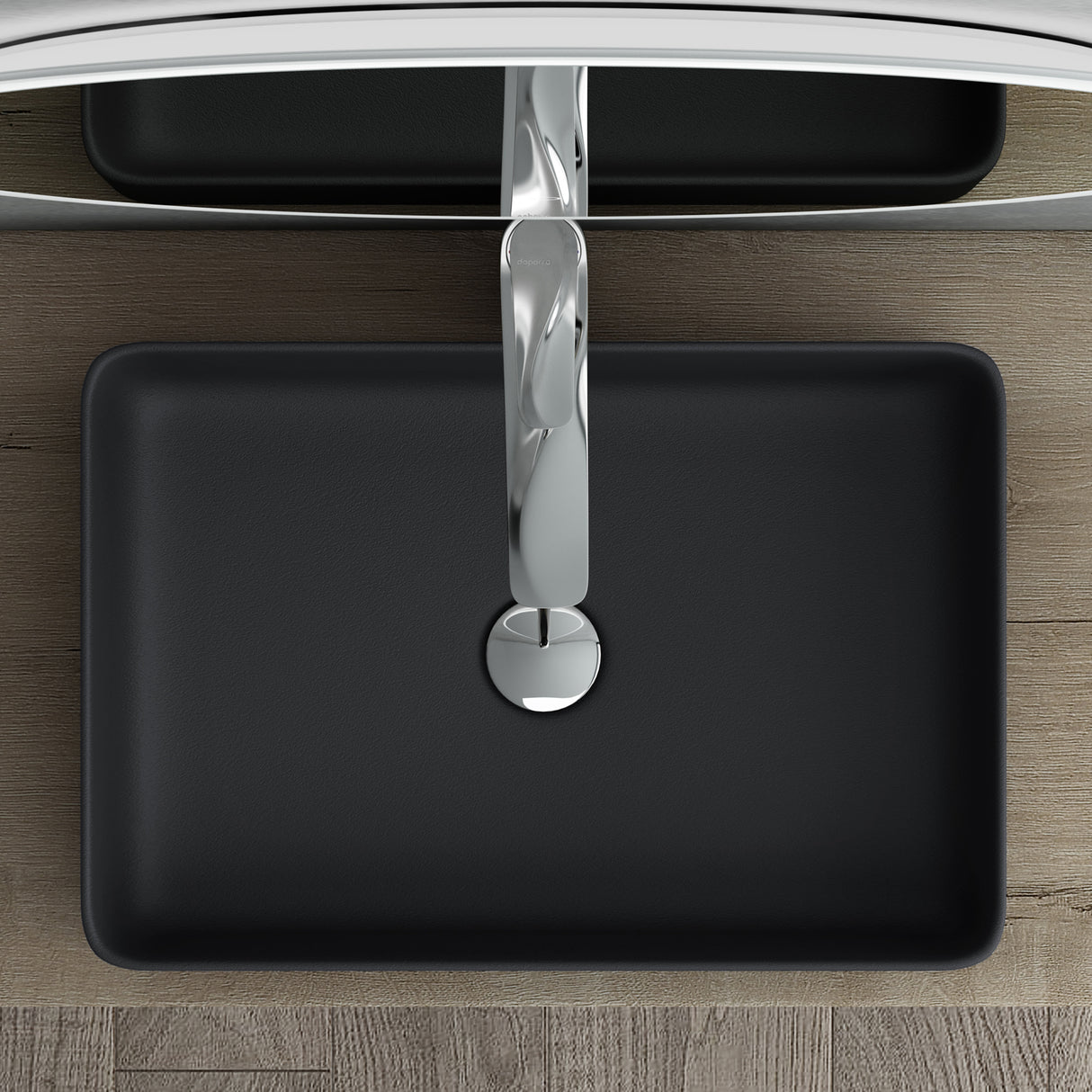 glasvilla Waschbecken Aufsatzwaschbecken BTH: 59x38x13,5cm Waschschale aus Keramik Brüssel105D