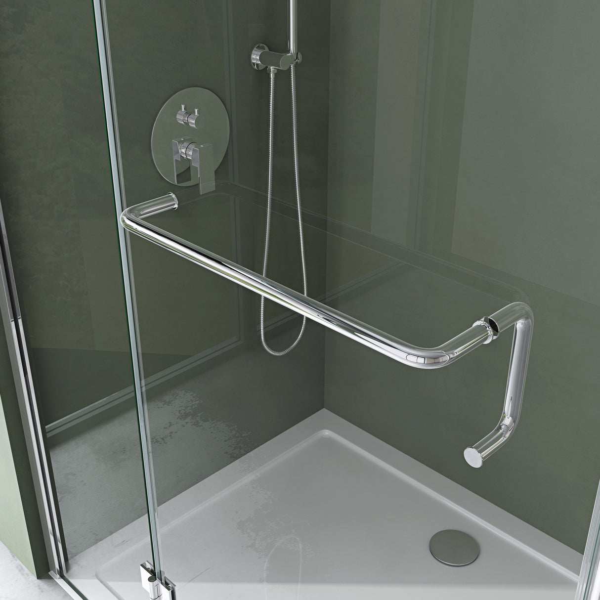 glasvilla Duschkabine Duschtrennwand 6mm ESG-Sicherheitsglas mit Lotus-Effekt & schmutzabweisender Nano-Beschichtung Echtglas-Dusche R04k