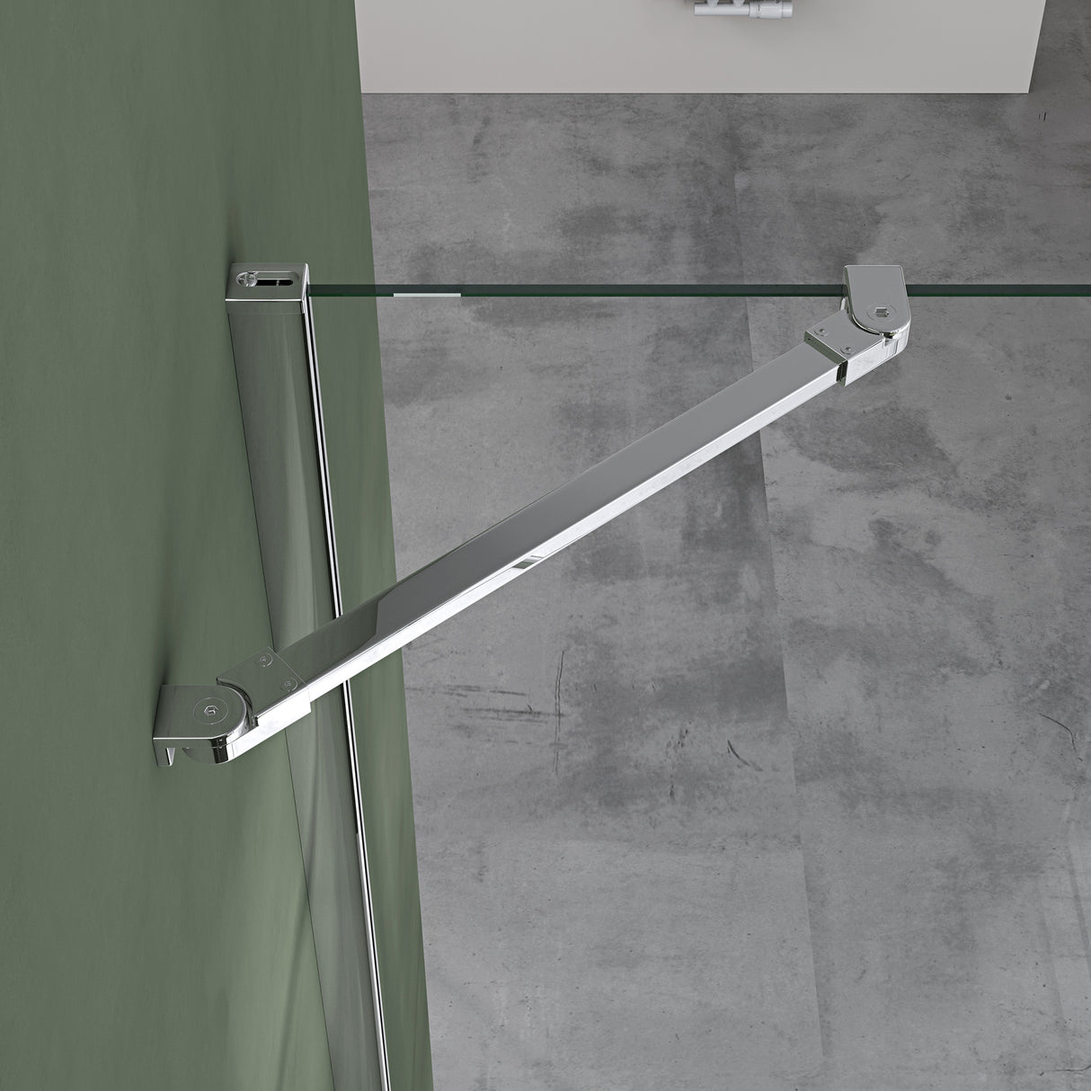 glasvilla Duschkabine Duschtrennwand 6mm ESG-Sicherheitsglas mit Lotus-Effekt & schmutzabweisender Nano-Beschichtung Echtglas-Dusche R04k