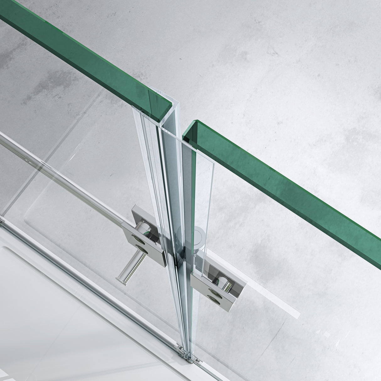 glasvilla Duschkabine Duschtrennwand 6mm ESG-Sicherheitsglas mit Lotus-Effekt & schmutzabweisender Nano-Beschichtung Echtglas-Dusche R04k