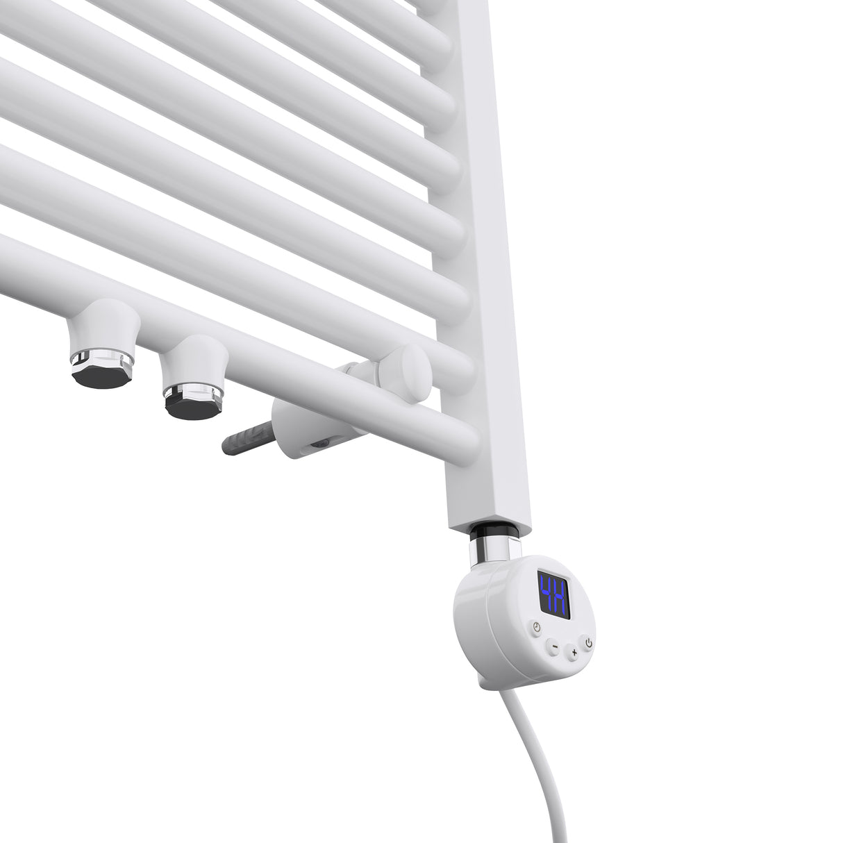 glasvilla Heizstab mit Thermostat Elektroheizstab mit LCD Bildschirm Heizpatrone aus Edelstahl Heizelement für Badheizkörper Heizungen Handtuchhalter