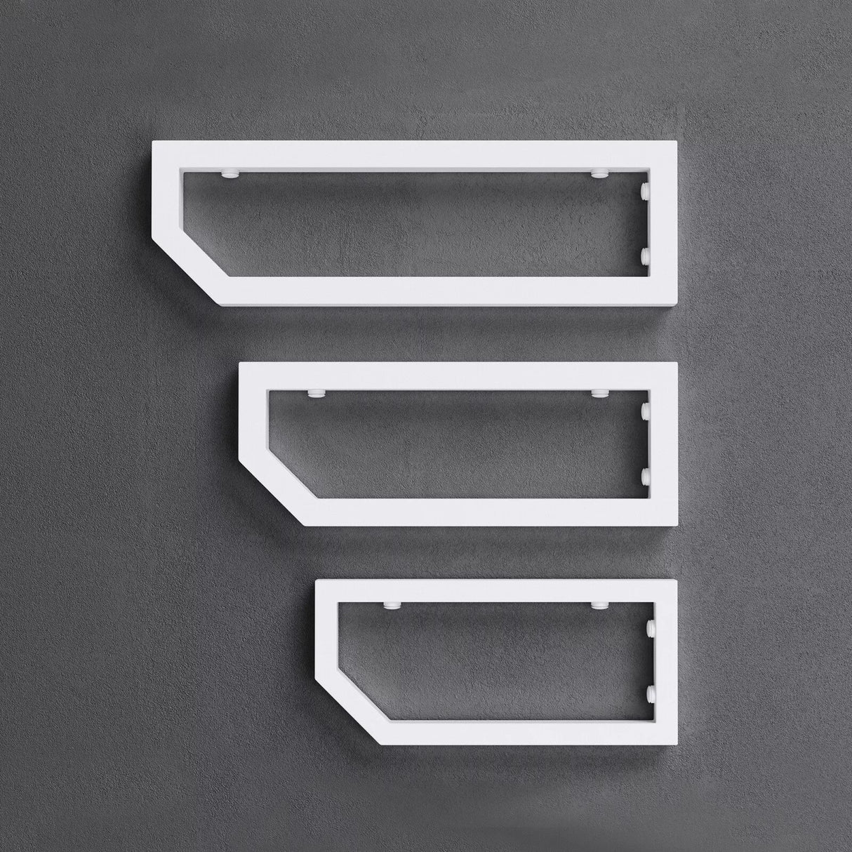 glasvilla Design Wandkonsole aus Edelstahl Waschtisch Halterung WH03