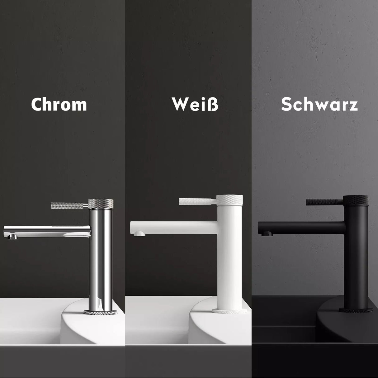 glasvilla Armatur Wasserhahn Bad Waschbeckenarmatur Badinstallationen Einhebelmischer WAM-7601