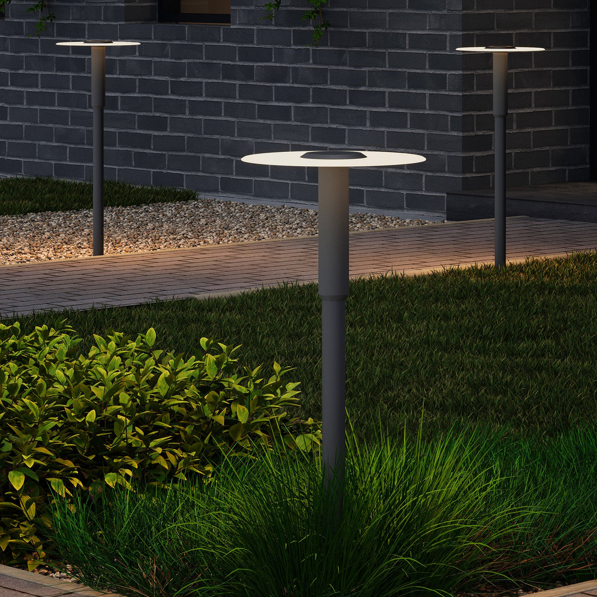 glasvilla Außenleuchte ⌀300xH804mm IP65 Wegeleuchte Außen | Pollerleuchte für Garten, 3000K Stehlampe Gartenlampe | Außenlampe Standleuchte 6W StellaeLights