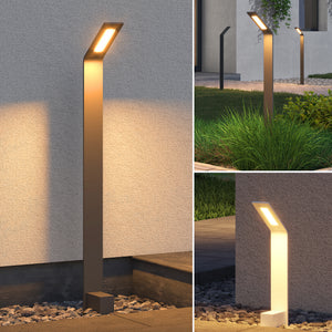 Glasvilla Pfadfinder Lámpara exterior de camino IP65 | Lámpara de poste para jardín LED 6W 3000K luz cálida | Lámpara de pie exterior