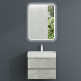 glasvilla Badmöbel-Set Waschbeckenunterschrank Verona mit 2-Schubladen inkl. Waschbecken und Ablaufgarnitur