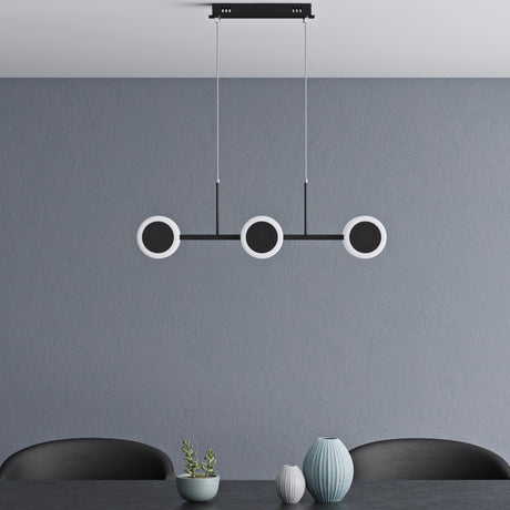 glasvilla Pendelleuchte LED Hängelampe Dimmbar mit Fernbedienung Verstellbares Kabel Hängeleuchte für Esszimmer Wohnzimmer Schlafzimmer