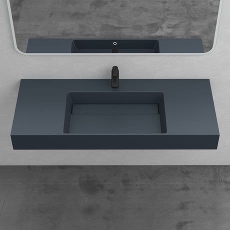 glasvilla Waschbecken Aufsatzwaschbecken Hängewaschbecken aus Mineralguss Col12