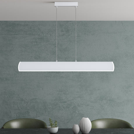 glasvilla Pendelleuchte 100cm LED Hängelampe Dimmbar mit Fernbedienung 3000K/4000K/6000K Verstellbares Kabel 20W Hängeleuchte für Esszimmer Wohnzimmer Schlafzimmer