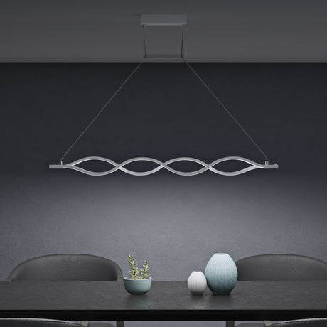 glasvilla Pendelleuchte LED Hängelampe Dimmbar mit Fernbedienung Verstellbares Kabel Hängeleuchte für Esszimmer Wohnzimmer Schlafzimmer