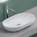 glasvilla Waschbecken Mineralguss Aufsatzwaschbecken Waschschale Col808