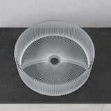 glasvilla Waschbecken Glas Aufsatzwaschbecken Glaswaschbecken Handwaschbecken Rund Waschschale