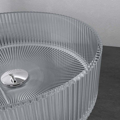 glasvilla Waschbecken Glas Aufsatzwaschbecken Glaswaschbecken Handwaschbecken Rund Waschschale