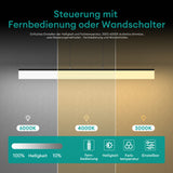 glasvilla Pendelleuchte LED Hängelampe Dimmbar mit Fernbedienung 3000K/4000K/6000K Verstellbares Kabel Hängeleuchte für Esszimmer Wohnzimmer Schlafzimmer