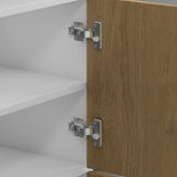 glasvilla Schuhschrank Schuhkommode mit 3 Schränken BTH: 45x36x120 cm Schuhregal Möbel Schuhschrank02