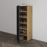 glasvilla Schuhschrank Schuhkommode mit 3 Schränken BTH: 45x36x120 cm Schuhregal Möbel Schuhschrank02