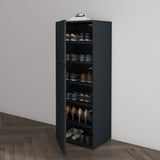 glasvilla Schuhschrank Schuhkommode mit 3 Schränken BTH: 45x36x120 cm Schuhregal Möbel Schuhschrank02