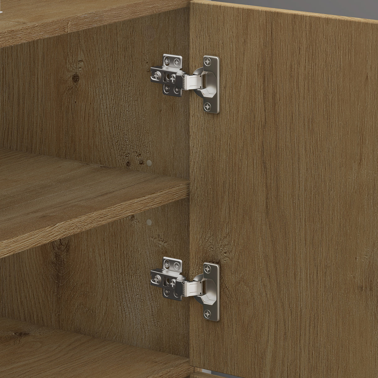 glasvilla Schuhschrank Schuhkommode mit 3 Schränken BTH: 45x36x120 cm Schuhregal Möbel Schuhschrank02