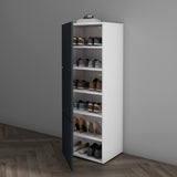 glasvilla Schuhschrank Schuhkommode mit 3 Schränken BTH: 45x36x120 cm Schuhregal Möbel Schuhschrank02