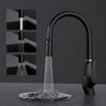 glasvilla Wasserhahn Küche Küchenarmatur ausziehbar 360° drehbar 3 Wasserstrahl-Modi LED-Digitalanzeige Küchenwasserhahn Spültischarmatur MS-8085
