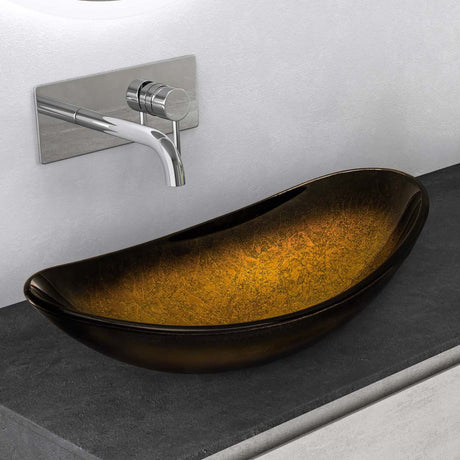 Lavabo de Vidrio Glasvilla Minerva Lavabo Sobre Encimera Ovalado
