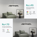 glasvilla Pendelleuchte LED Hängelampe Verstellbares Kabel Hängeleuchte für Esszimmer Wohnzimmer Schlafzimmer