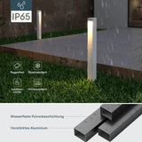 glasvilla Außenleuchte IP65 Wegeleuchte Außen | Außenpollerleuchte für Garten, 3000K Stehlampe Gartenlampe | Außenlampe Standleuchte 5W BaldersLights