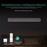 glasvilla Pendelleuchte LED Hängelampe Dimmbar mit Fernbedienung Verstellbares Kabel Hängeleuchte für Esszimmer Wohnzimmer Schlafzimmer