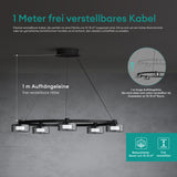 glasvilla Pendelleuchte LED Hängelampe Verstellbares Kabel Hängeleuchte für Esszimmer Wohnzimmer Schlafzimmer