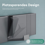 glasvilla Kleiderhaken ohne Bohren Wandgarderobe Wandhaken aus Edelstahl Garderobenleiste Garderobenhaken Stalo-04+05